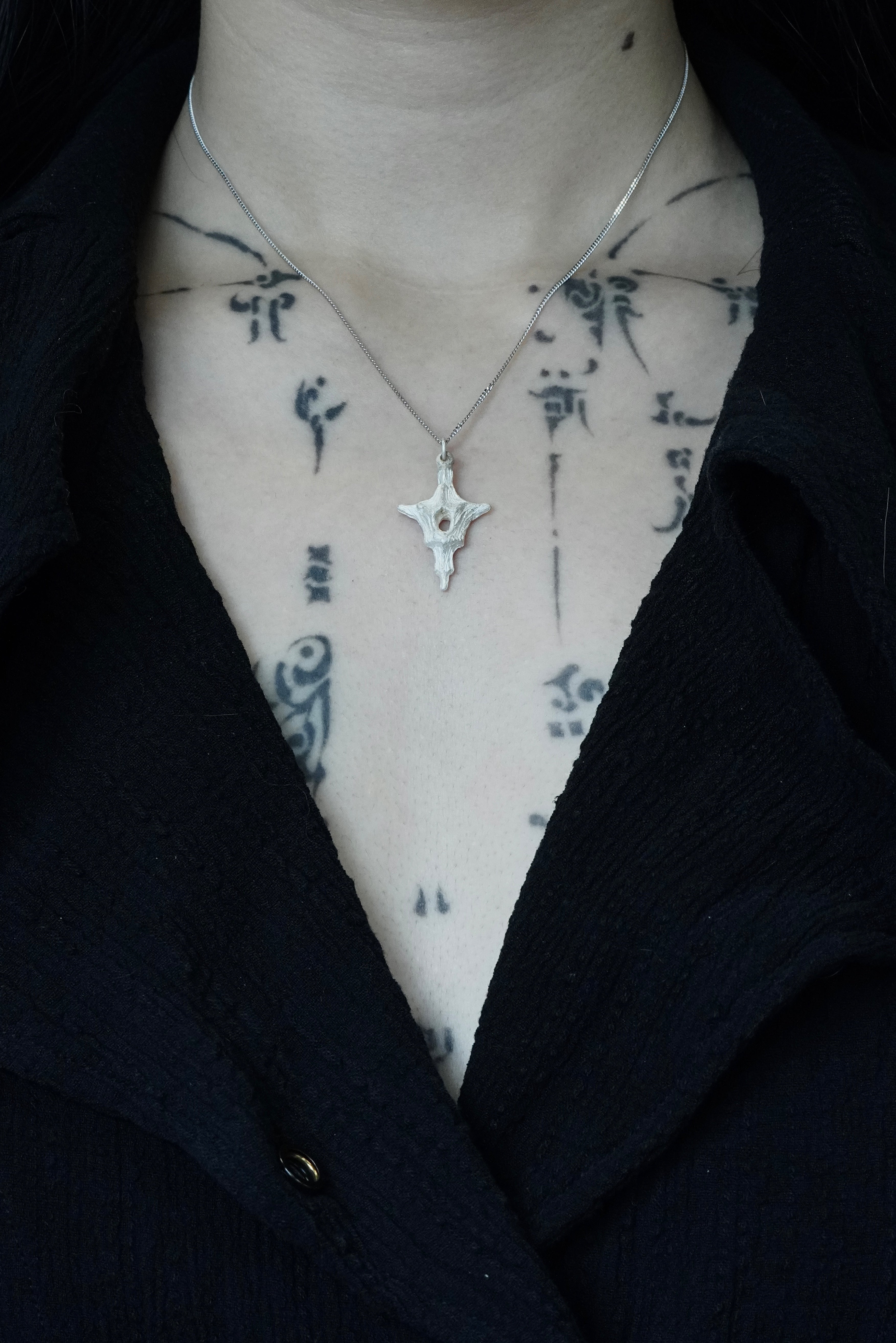 Collier DOUBLE BONES