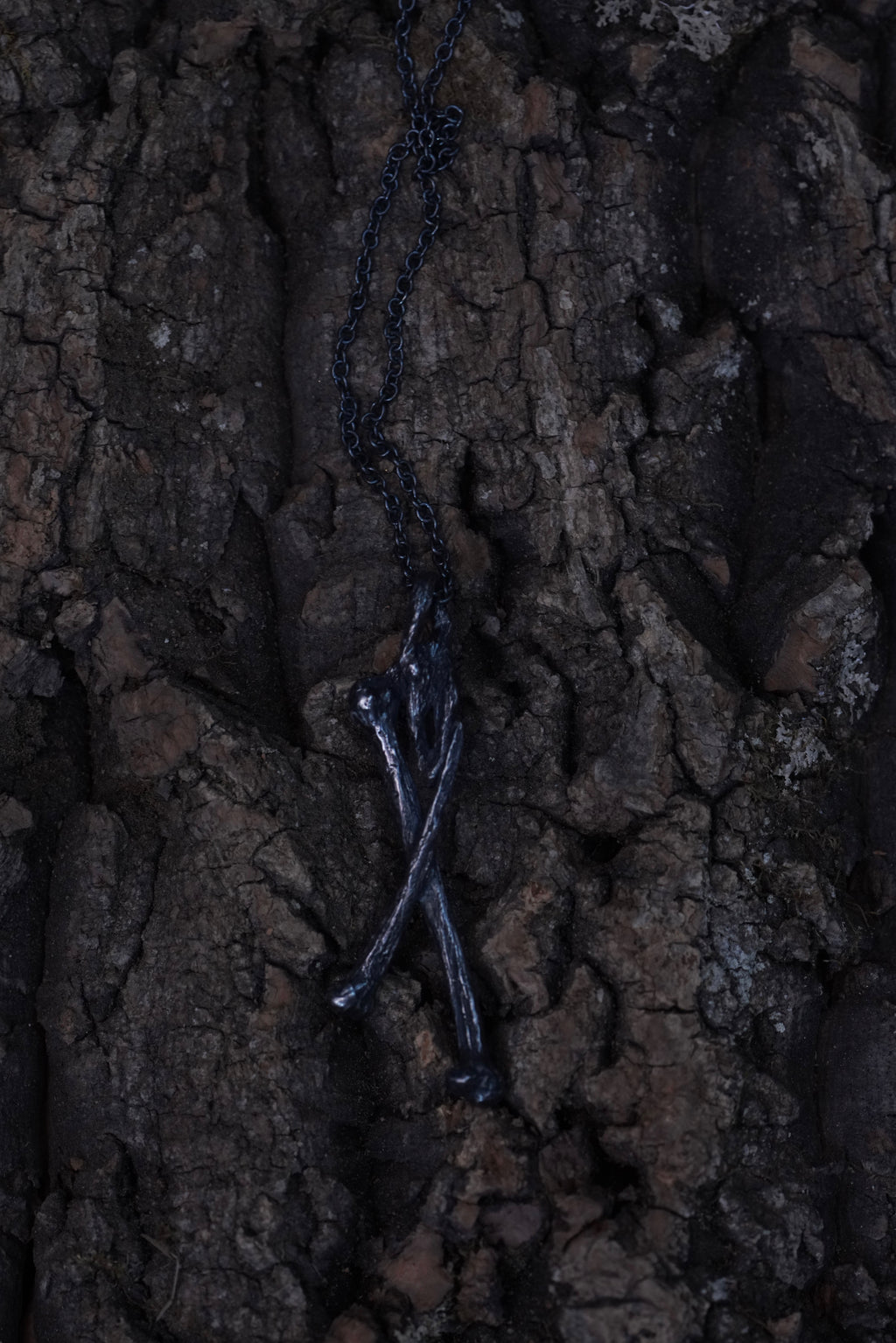 DOUBLE BONES necklace [MSJK004]