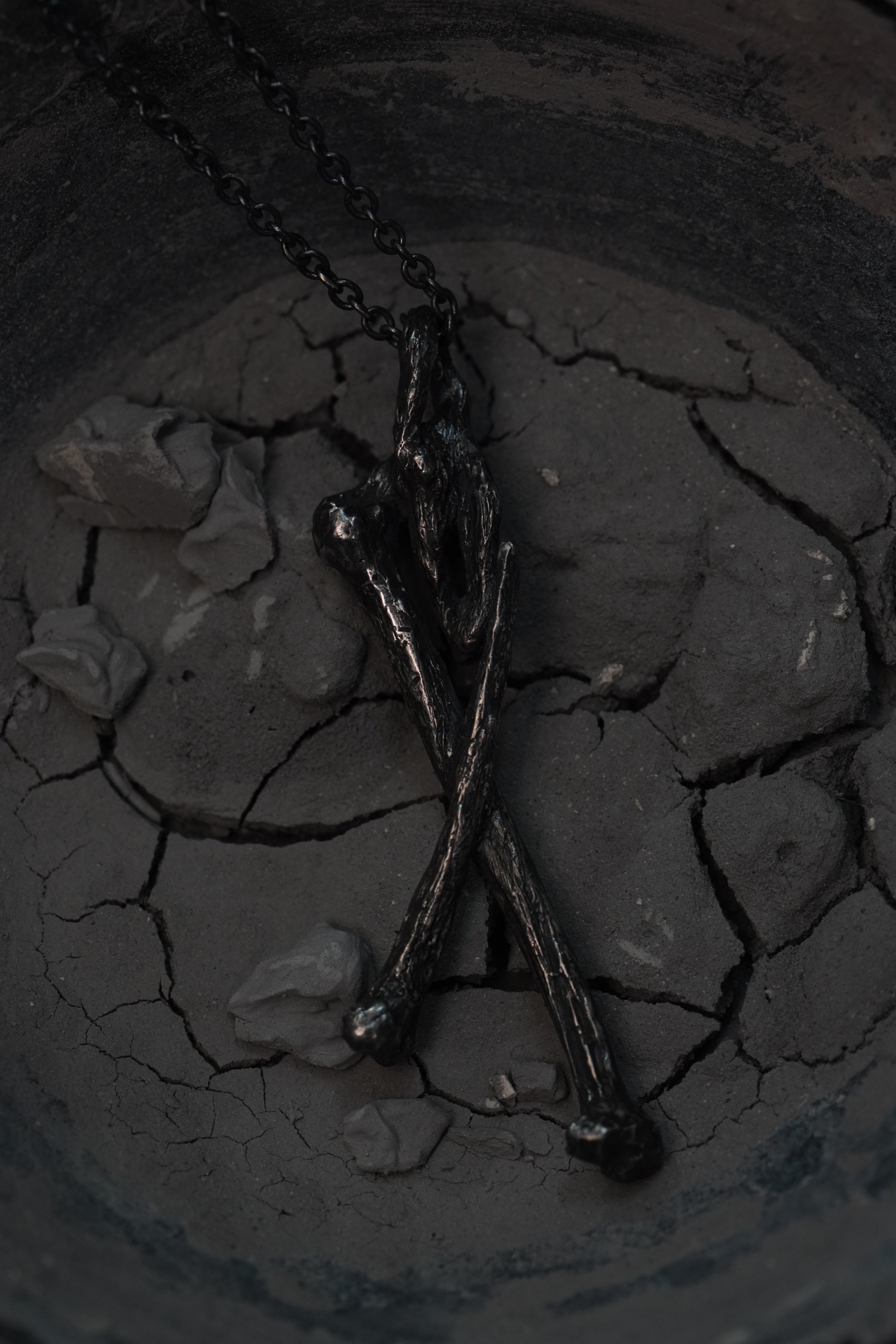 DOUBLE BONES necklace [MSJK004]